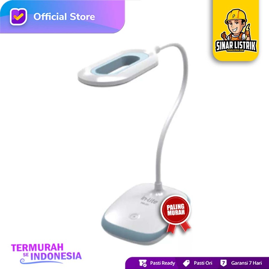 Jual Inlite 331 Lampu Belajar Led In Lite Desk Lamp Untuk Membaca Inrl