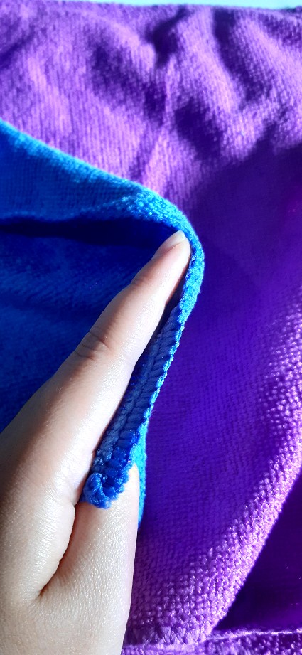 Kain Lap Mobil 2 Warna Microfiber Ukuran 30x40cm