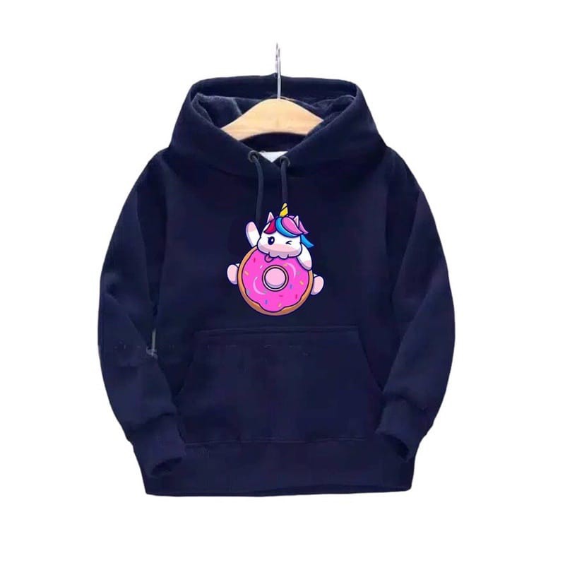 HOODIE ANAK WANITA UNICORN DONAT//HOODIE ANAK LUCU PREMIUM TEBAL TERBARU,