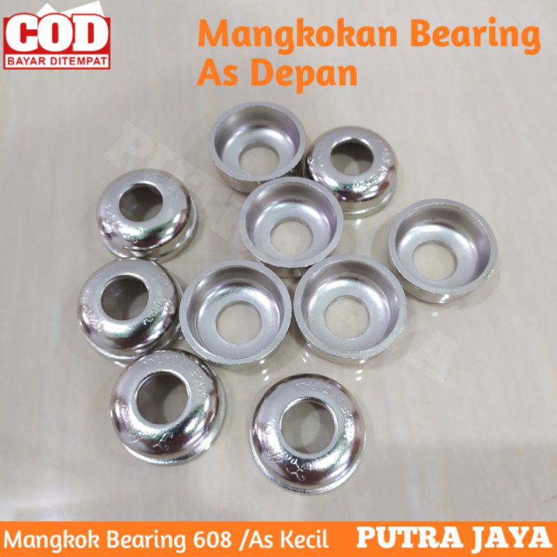 MANGKOK BEARING 608 - MANGKOKAN AS RODA DEPAN SEPEDA - Kom Depan Belakang