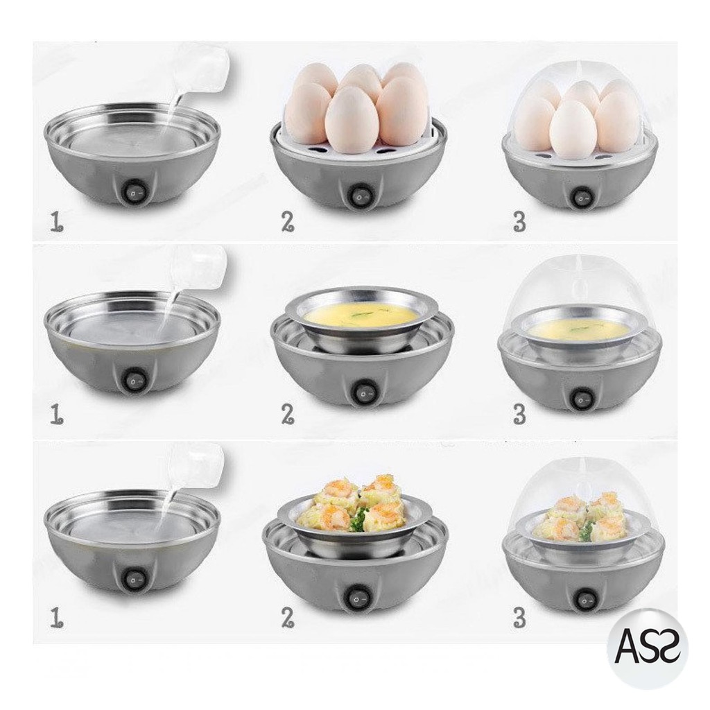 ASS Shop - Electric Egg Cooker Boiler Alat Rebus Telur - N4ZDQ