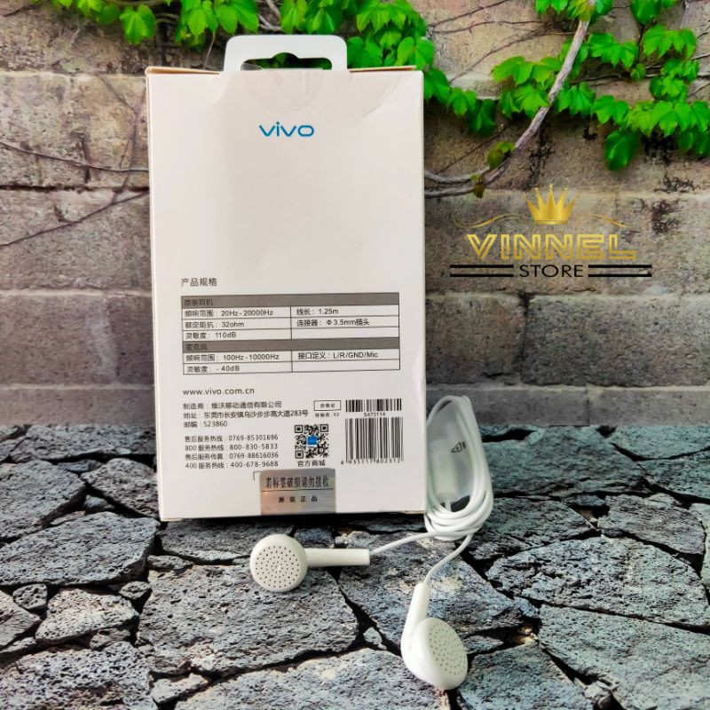 Headset VIVO XE100 original 100% earphone VIVO original 100% ori