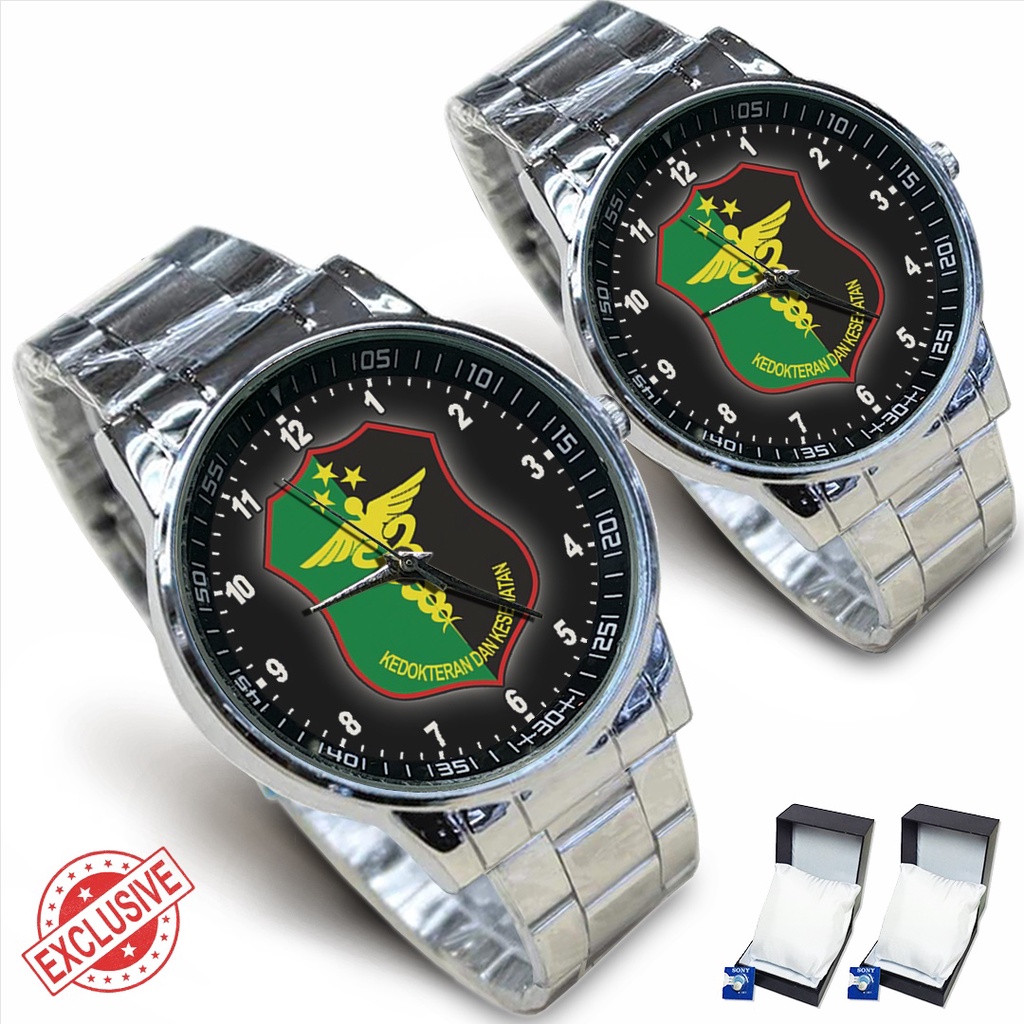 Jam Tangan Rantai Couple R.S BHAYANGKARA (Keren)