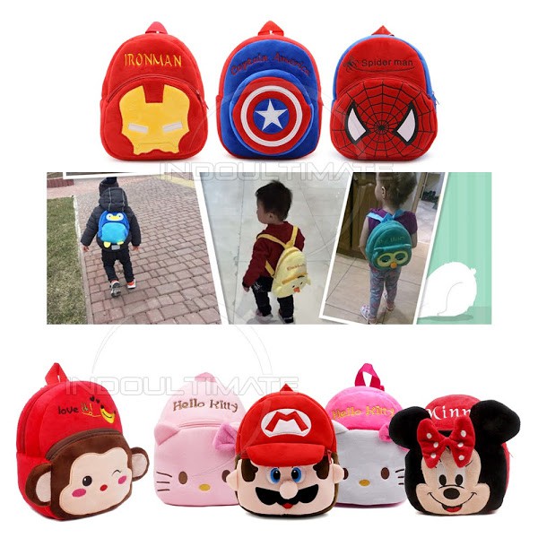 Tas Ransel Anak boneka IMPORT Tas anak karakter tas sekolah anak Karakter Tas Bayi BY-20