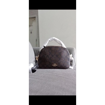 COACH SERENA SIGNATURE MAHOGANY