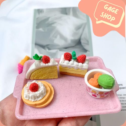 

PENGHAPUS DESSERT KUE BISA COD IMPORT LUCU IMUT ATK KEBUTUHAN SEKOLAH ANAK UNTUK KEPELUAN ANAK SEKOLAH (1 SET)