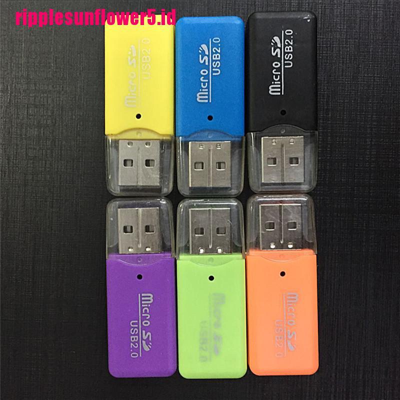 Memory Card Reader Mini USB SD / MMC 480Mbps Untuk Komputer