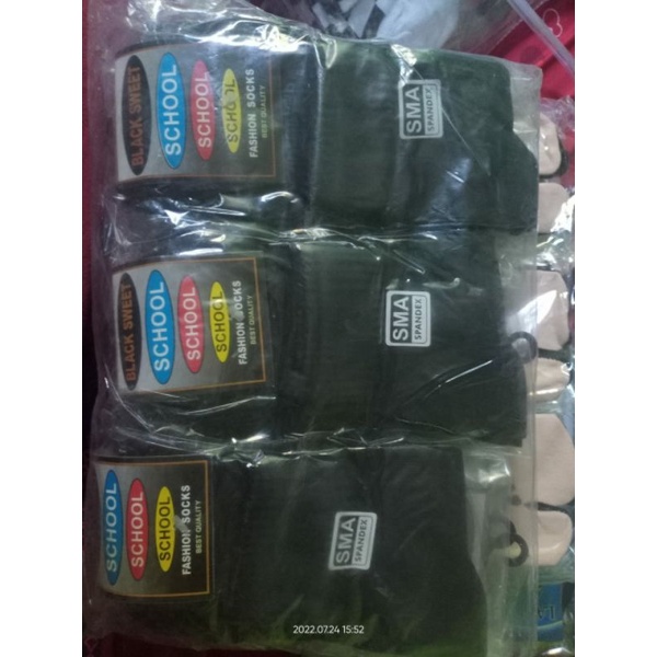 kaos kaki sekolah / kaos kaki hitam / grosir kaos kaki
