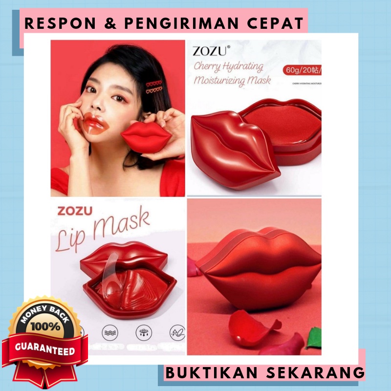 ZOZU LIP MASK / MASKER PERAWATAN BIBIR HITAM PELEMBAB BIBIR KERING