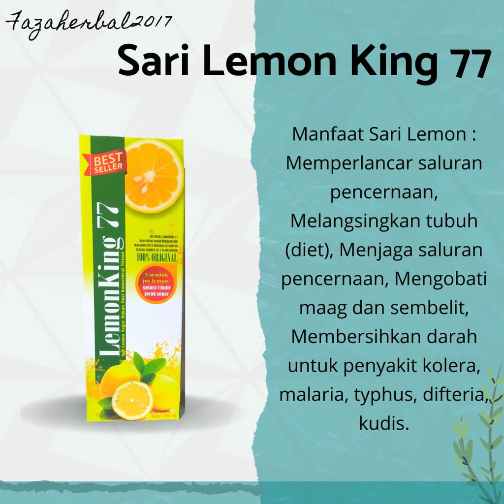 

Sari Lemon King 77