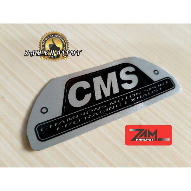 Emblem Knalpot Racing Merk CMS