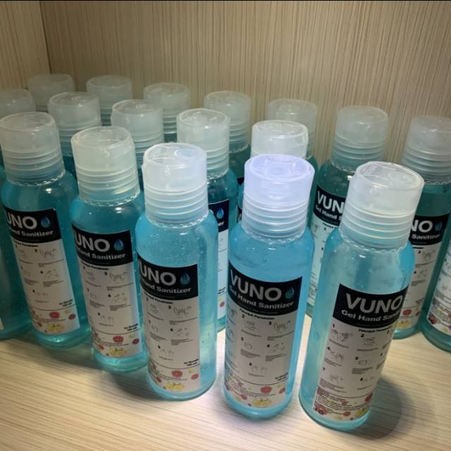 Vuno hand sanitizer 100ml aseptic gel antiseptic antiseptik tangan 100 ml