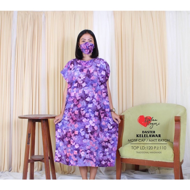 Daster Kelelawar Batik Smoke Cap Solo
