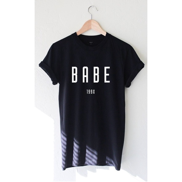 MYSTIQUE.ID-BAJU KAOS BABE 199X T-SHIRT LUCU DAN AESTHETIC