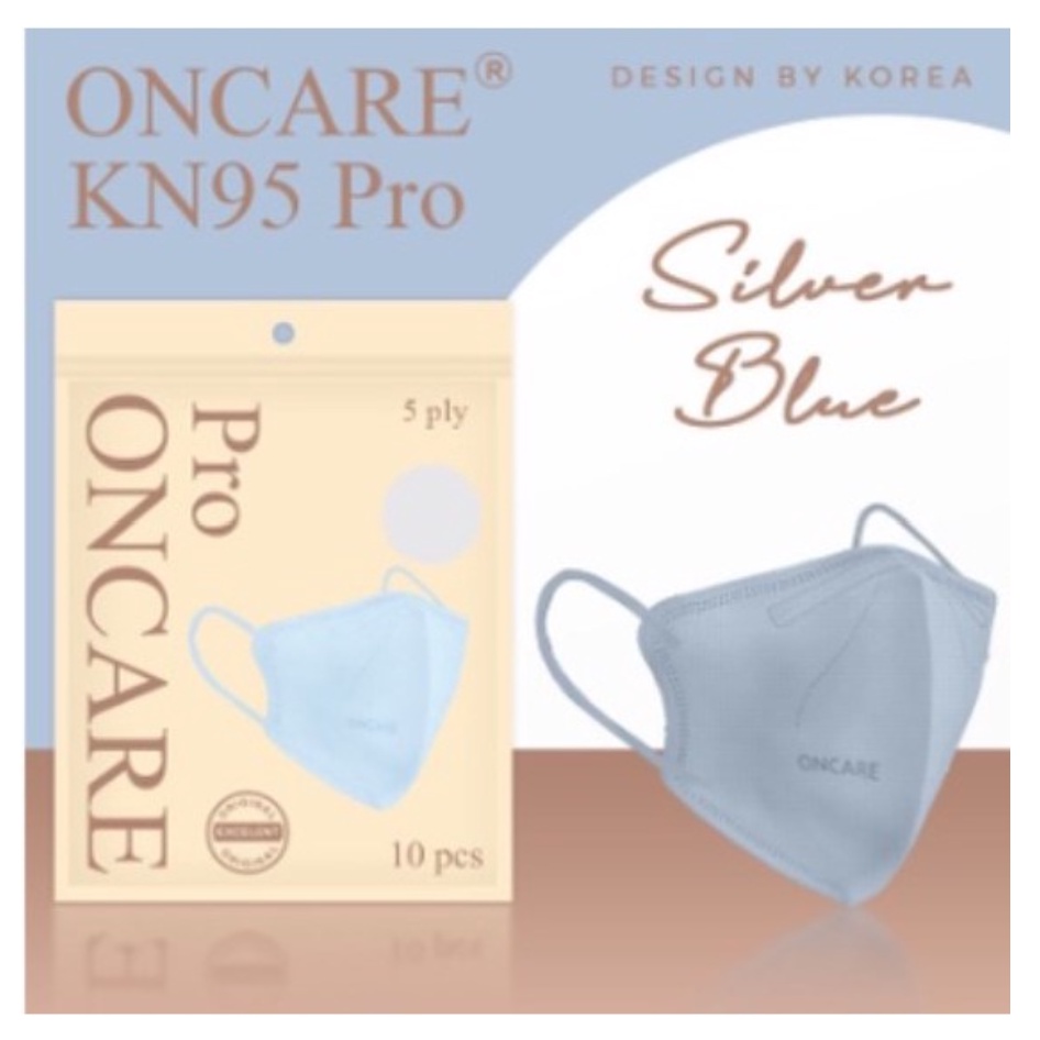 [MH] MASKER KN95 PRO ONCARE 5 PLY EMBOSS ONCARE ISI 10 PCS WARNA WARNI