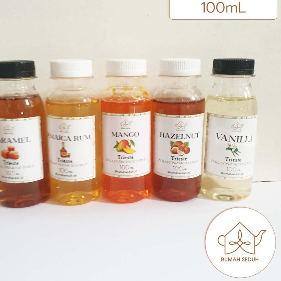 

Diskon Trieste Syrup Repack 100mL - Hazelnut Havana Rum Mango Caramel Vanila