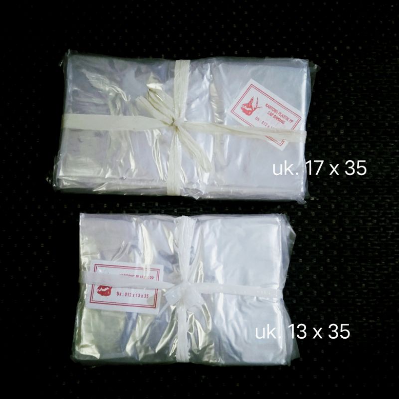 

Plastik Tahu Tipis merek BAWANG (kualitas lebih bagus) PP 17x35