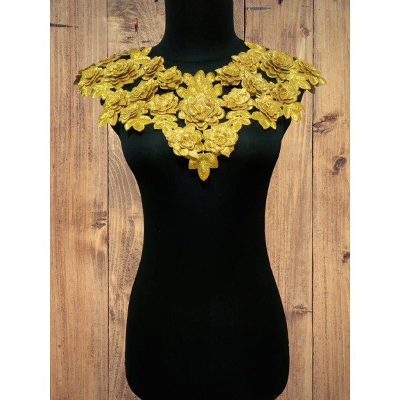 SERIBU BUNGA RENDA BORDIR BORDIR TEMPEL