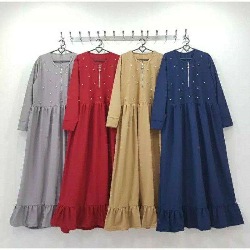 gamis jumbo xxxl maroon