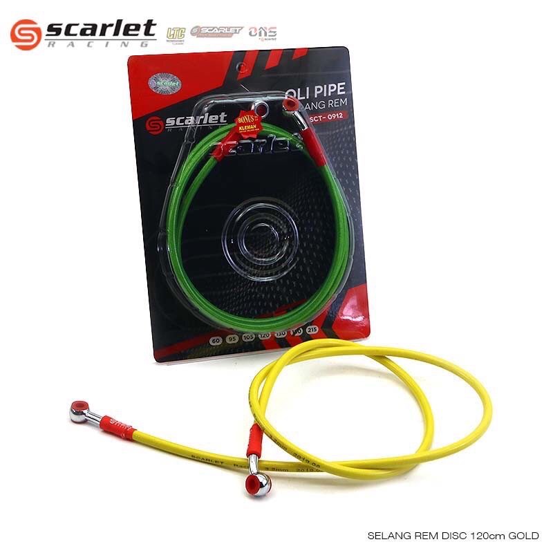 SELANG REM DEPAN 95CM DAN 120 CM UNTUK SEMUA MOTOR SCARLET RACING