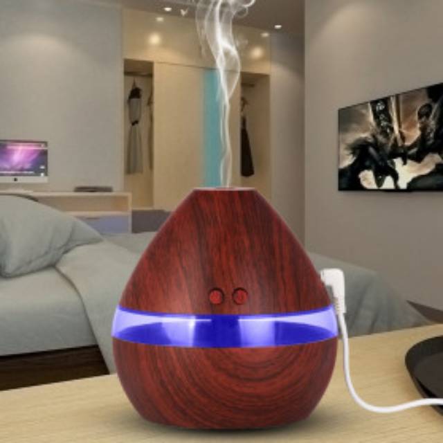Taffware Aromatherapy Air Humidifier Wood 300ml - Humi H218-2