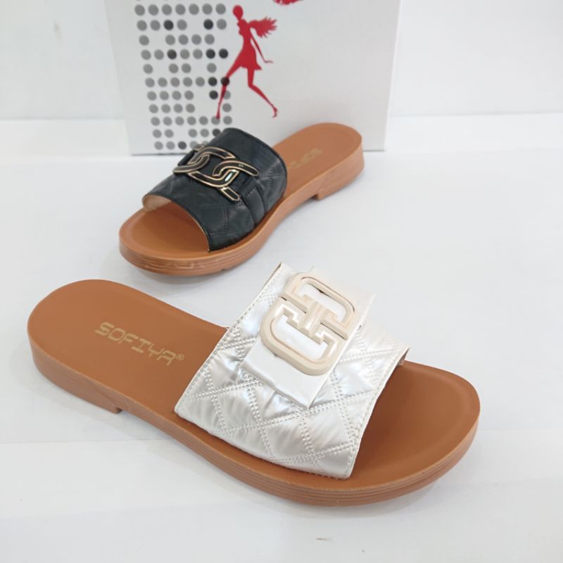 Sandal Fashion Sofiya Haq Rendah tipe 2212-16 Original Import | Sandal Pesta Sofiya tipe 2212-16