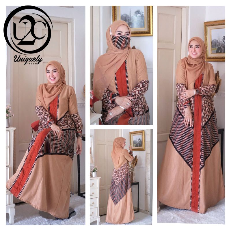 DRESS MAHARANI BY U2C (Bisa Berdasarkn ukuran ya bunda n kk cantik)