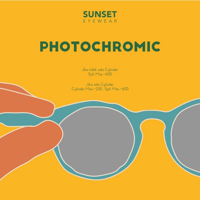 Sunset Eyewear - Lensa Photochromic Berubah Warna