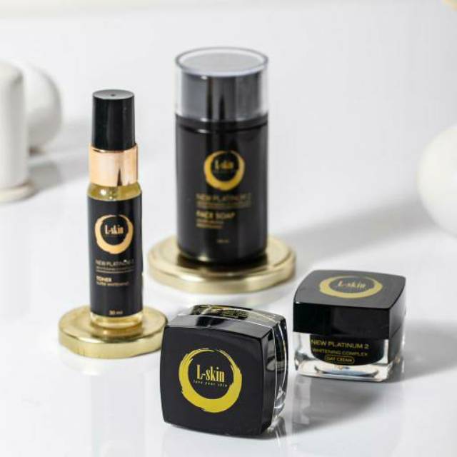 Paket platinum 2/ II lskin L-skin pemutih wajah