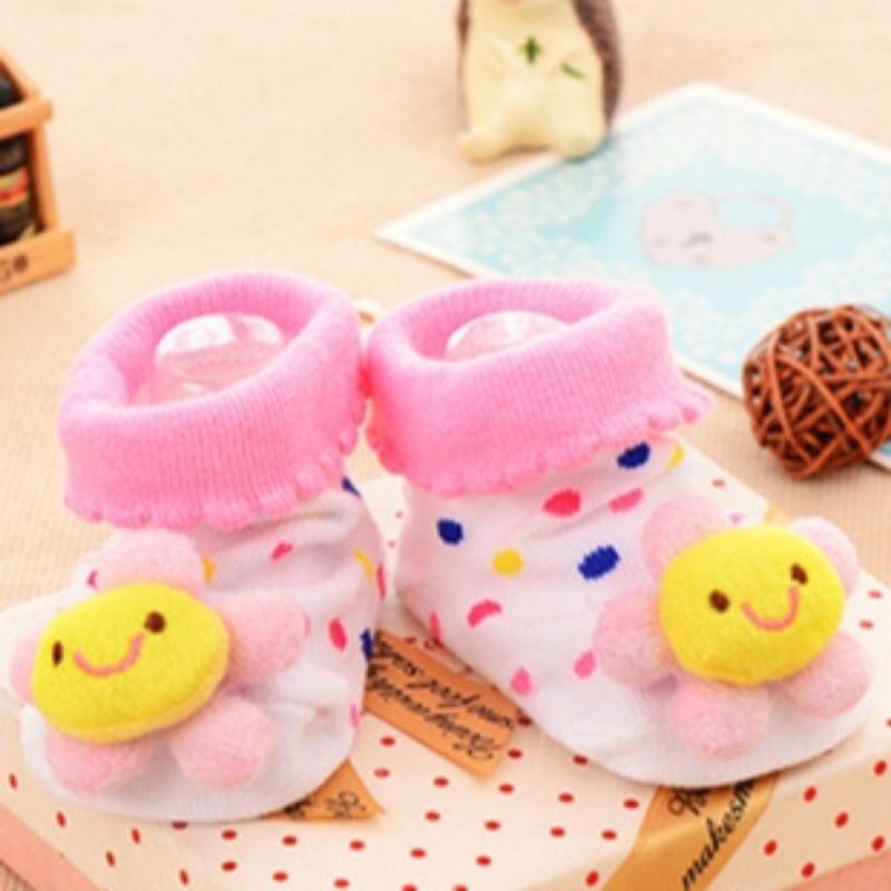 KAOS KAKI BAYI KARAKTER BONEKA 3D KAOS KAKI LUCU ANAK 0-1 TAHUN TEBAL HANGAT DENGAN ANTI SLIP