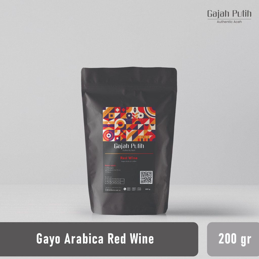 Gayo Arabica Red Wine  - Gajah Putih 200 gram