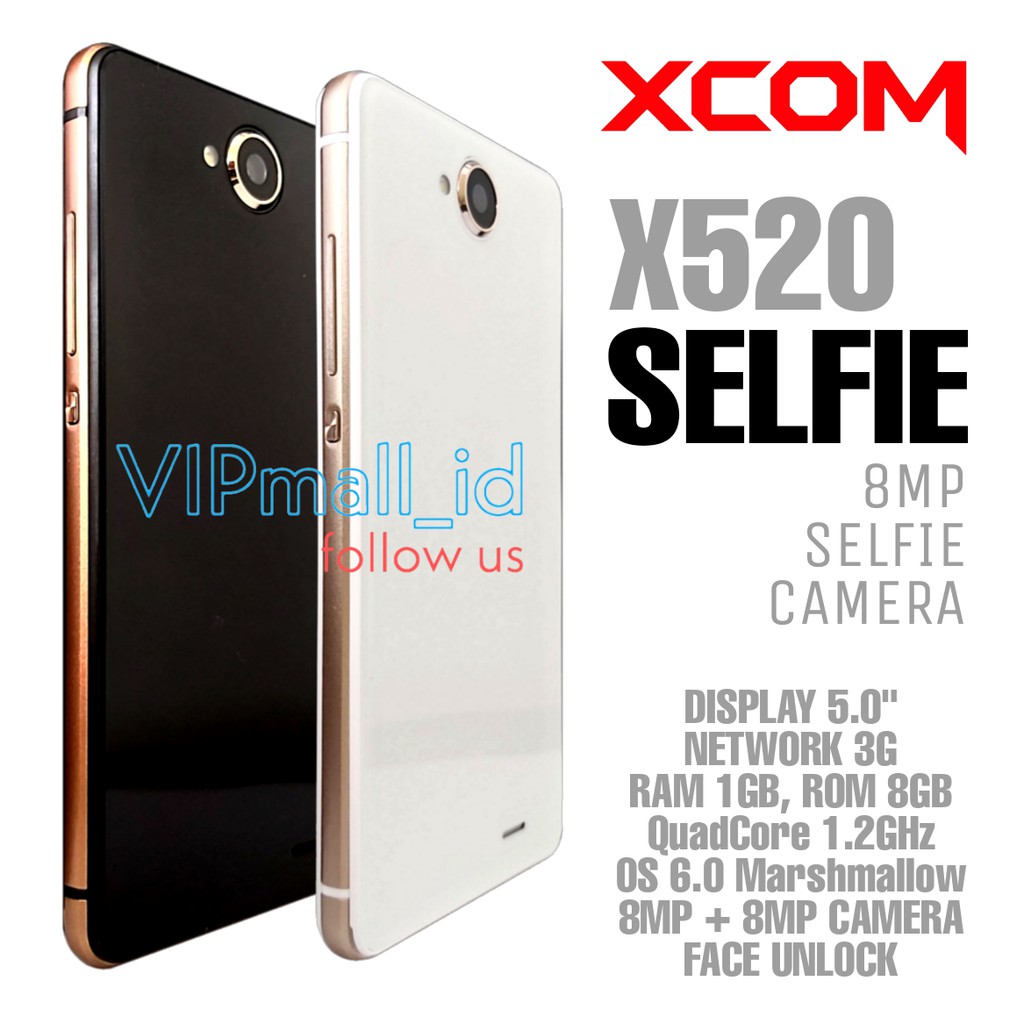 XCOM X520 Selfie - HP ANDROID RAM 1GB/8GB - HP ANDROID MURAH