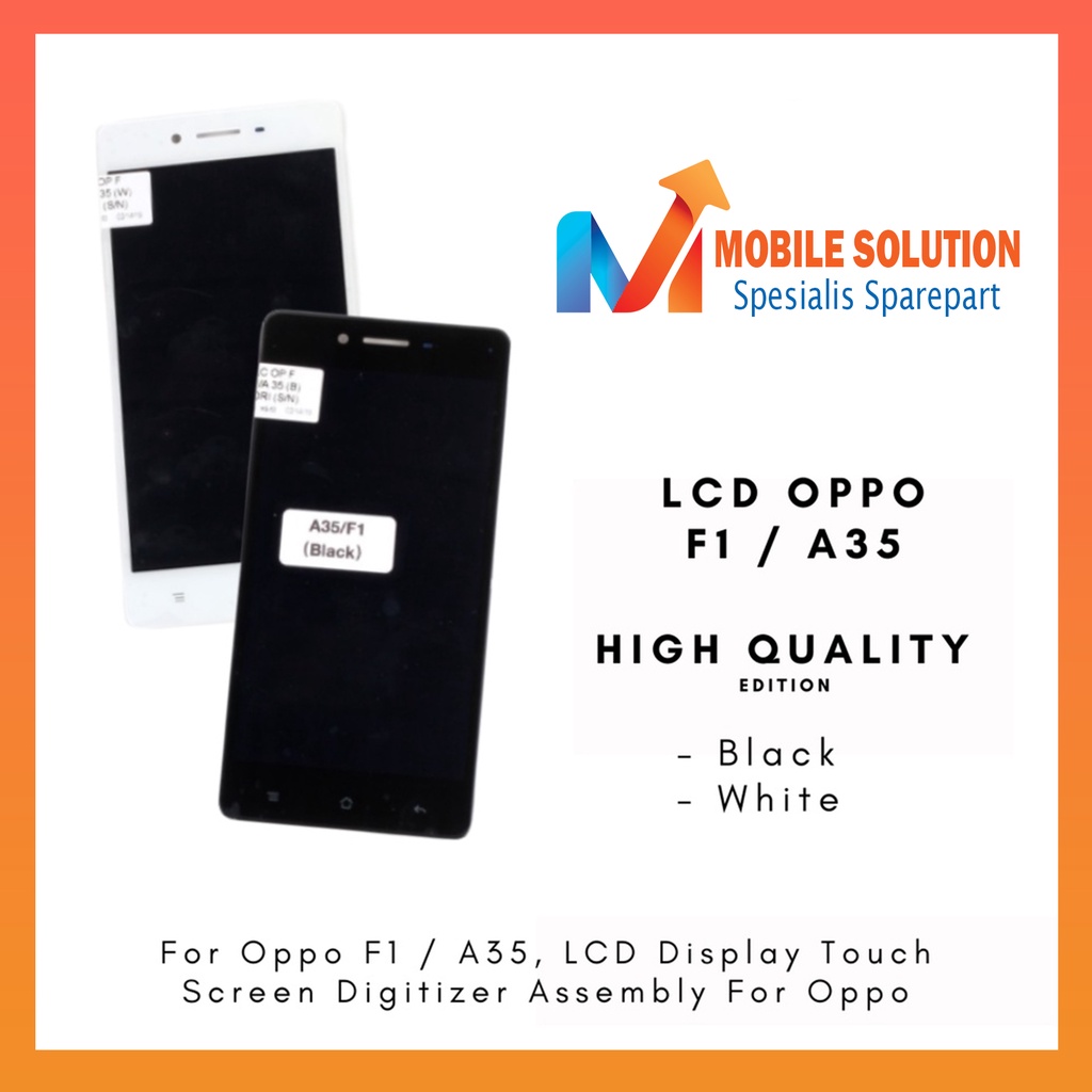 Grosir LCD Oppo F1  Oppo A35 F1F 100 ORIGINAL 100% Fullset Touchscreen - Parts Kompatibel Dengan Produk Oppo Garansi 1 Bulan + Bubbel