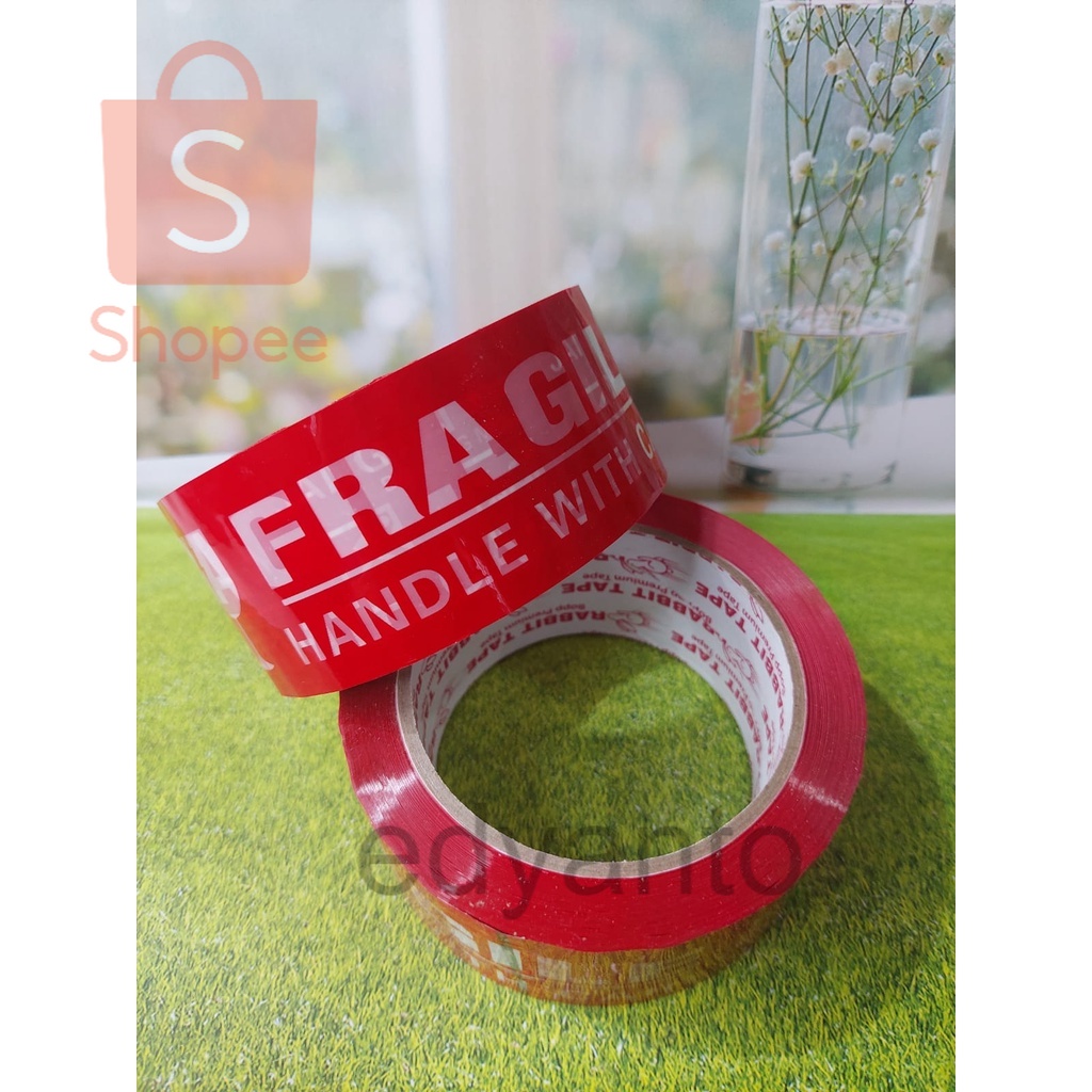 

RABBIT LAKBAN FRAGILE 2 INCH 100YARDX45MM (91.44meter) - edyanto