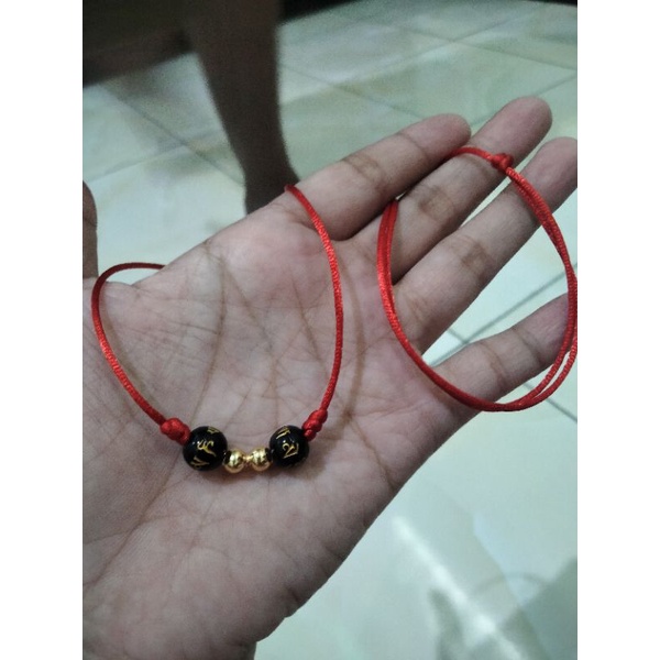 Kalung Tali Liontin Emas 0.20 gram kadar 10 karat