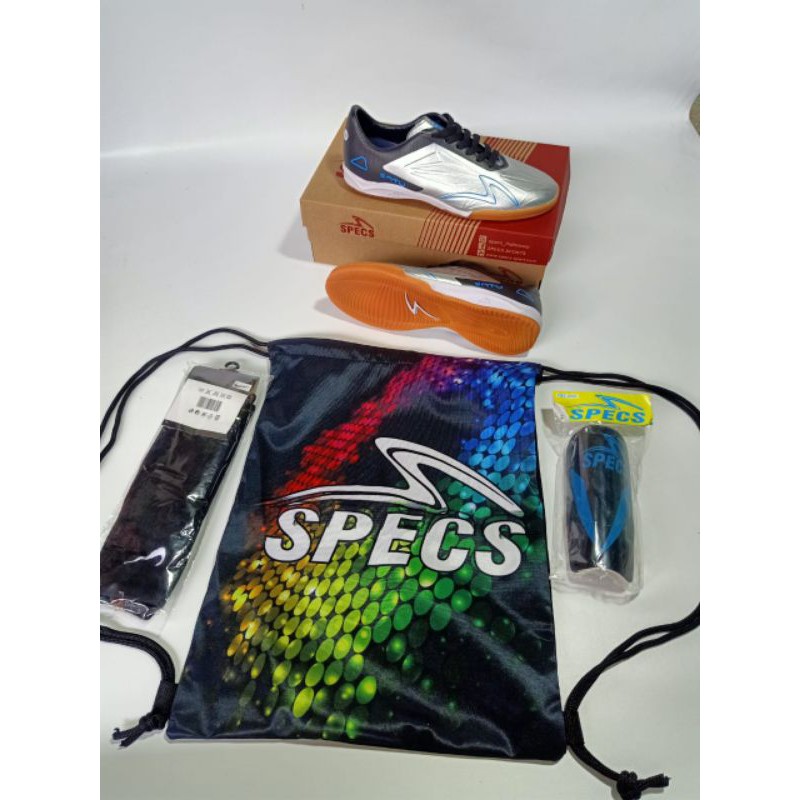 PAKET KOMPLIT SEPATU FUTSAL SPECS ACCELATOR GRADE ORI