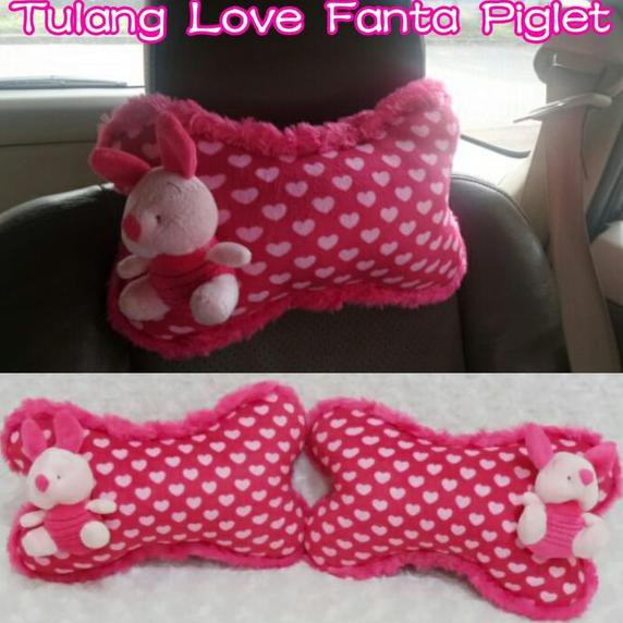 Terlaris Bantal Mobil Tulang Headrest Piglet Murah