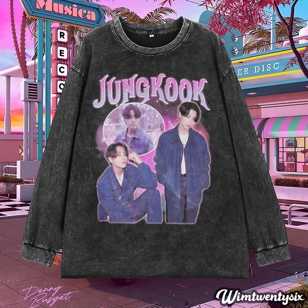 longsleeve | kaos oversize | oversize washing | t-shirt oversized | kaos bts jungkook