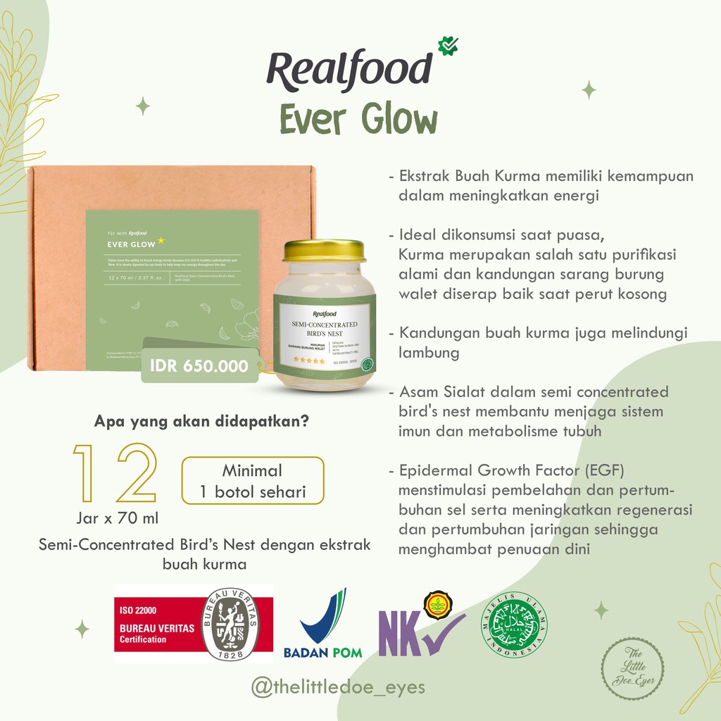 [READY] Realfood Bundle Ever Glow