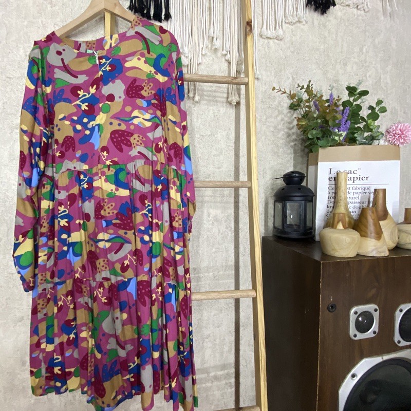 tunik burgundy busui sale