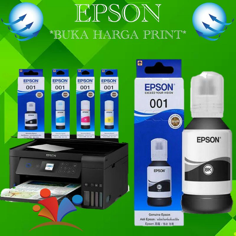 Epson 001 Ink Original(127ml) L4150, L4160, L6160, L6170, L6190