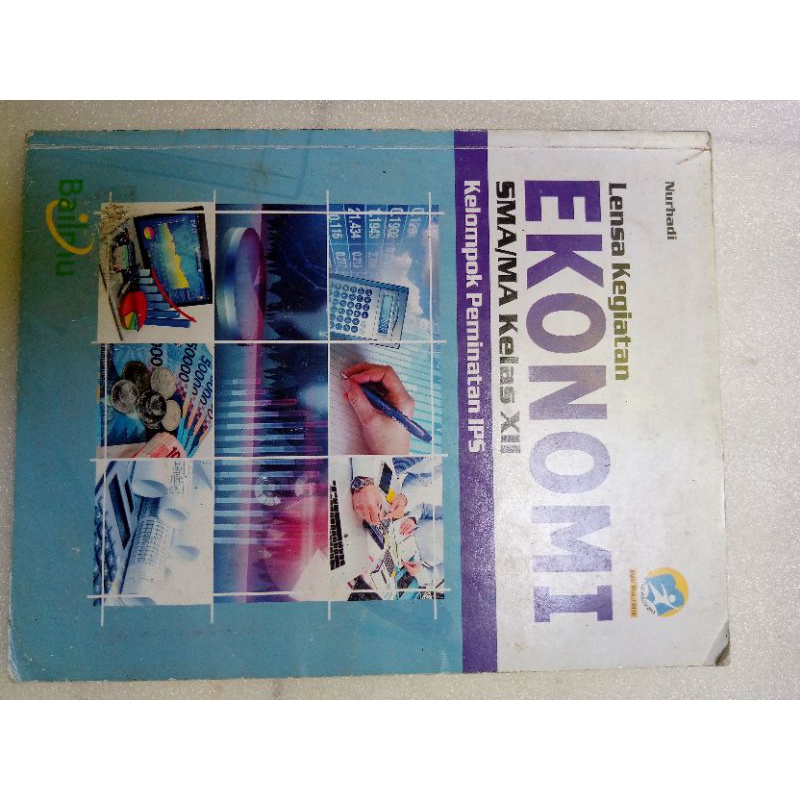 Buku Ekonomi Bailmu Kelas 12 SMA (Preloved/bekas)