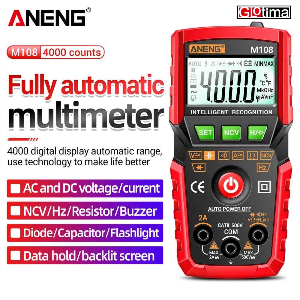 Mini Pocket Multimeter LCD Multitester Avometer Digital AC DC