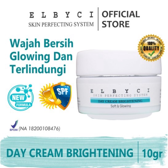 Day Cream Elbyci / cream noda hitam / cream pelindung matahari / crem untuk kulit sehat dan cerah