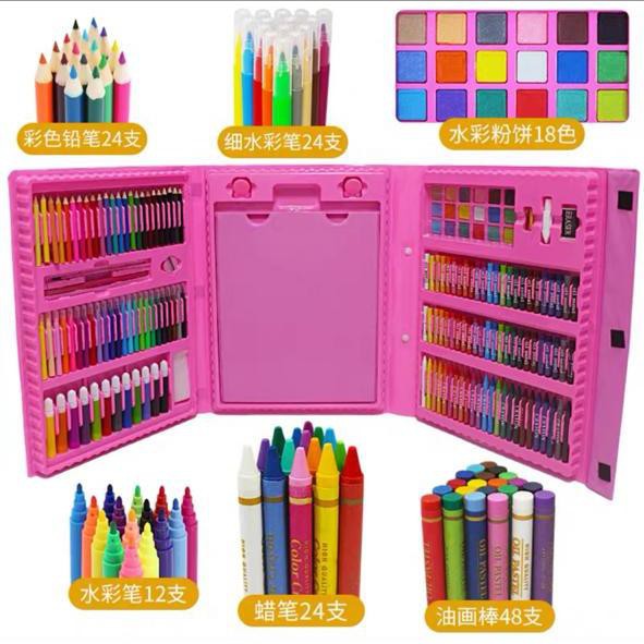 

208 PCS CRAYON SET CAT MINYAK PENSIL WARNA PASTEL UNTUK ANAK MELUKIS - PINK