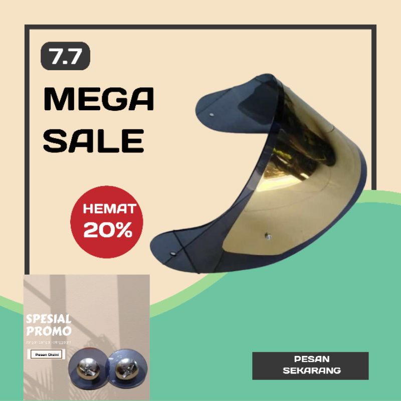 Flat visor cargloss Yamaha vixion new