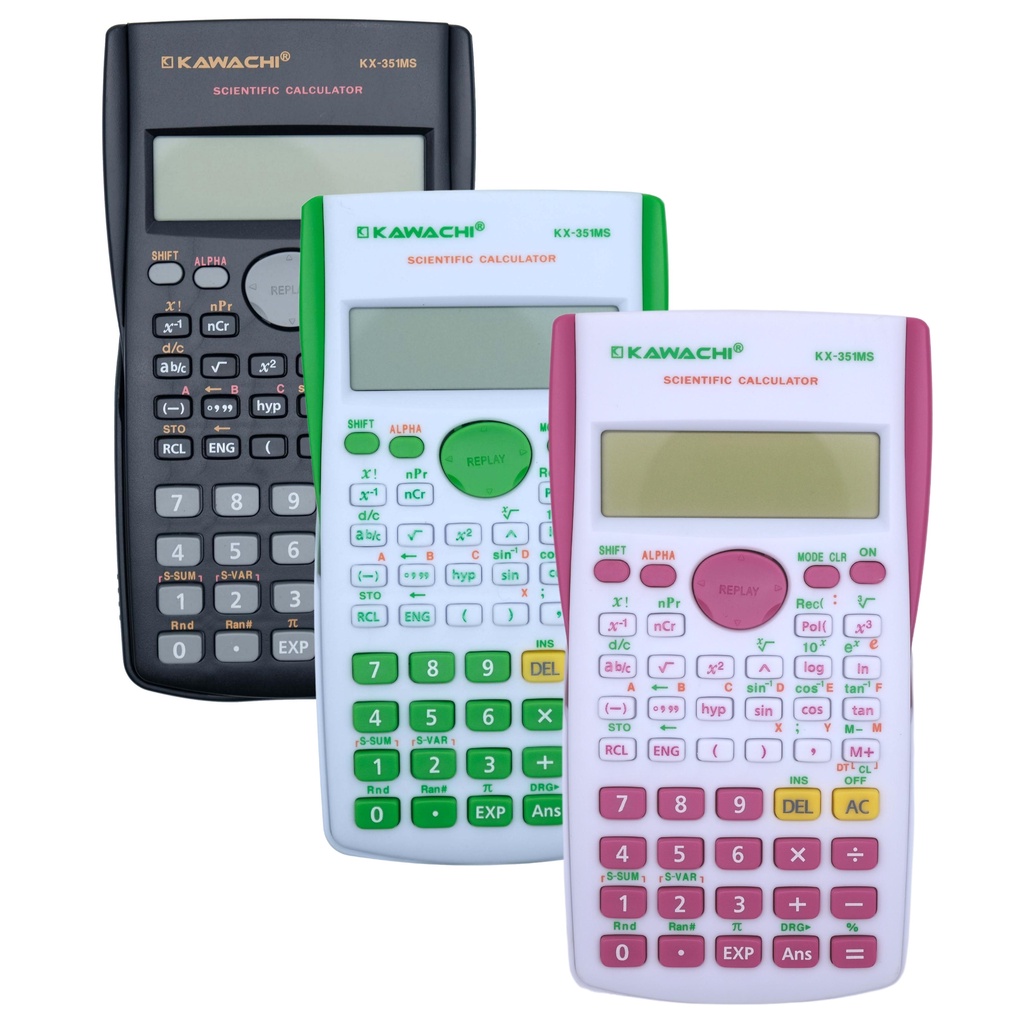 

Kalkulator Scientific Kawachi KX-351MS Kalkulator Sin Cos Tan