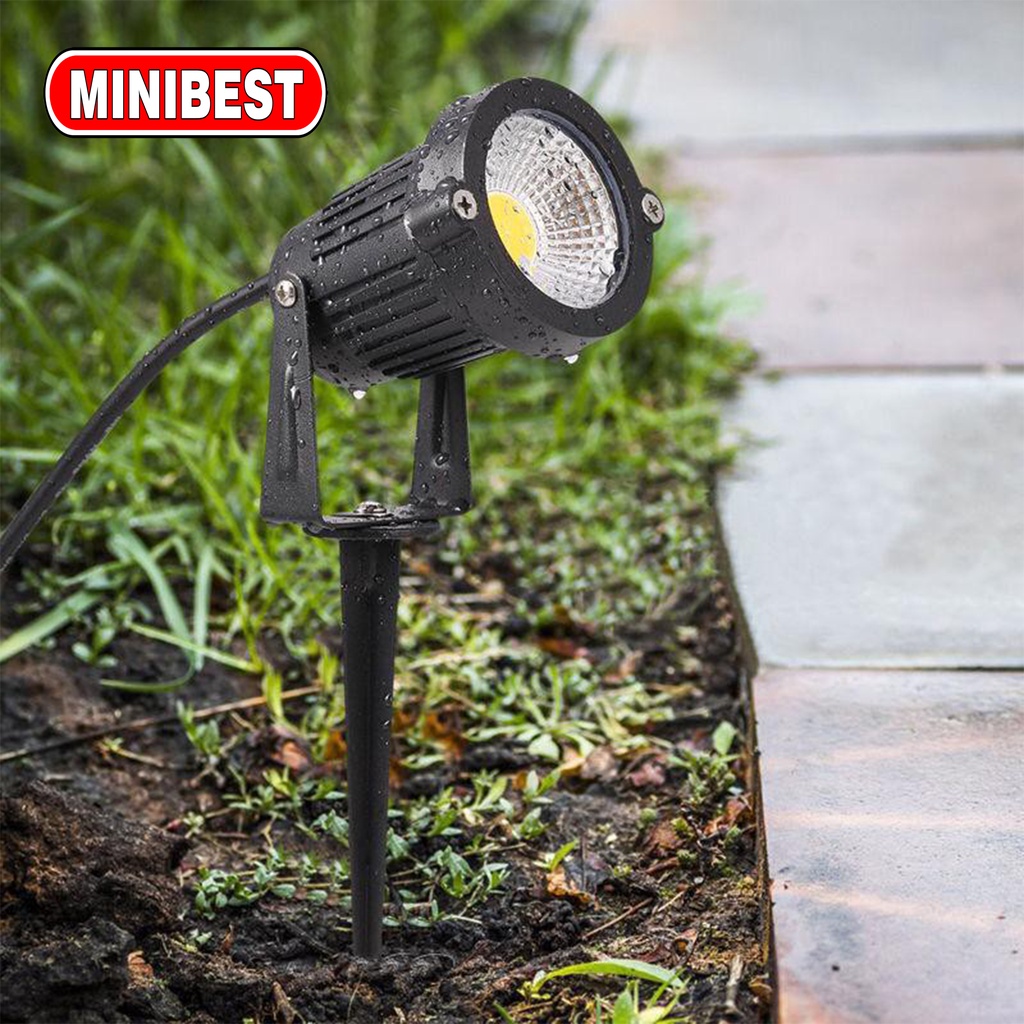 MB LAMPU TAMAN TANCAP / TEMPEL 5WATT/3WATT MODEL MATA DAN COB OUTDOOR WATERPROFF / SPOTLIGHT