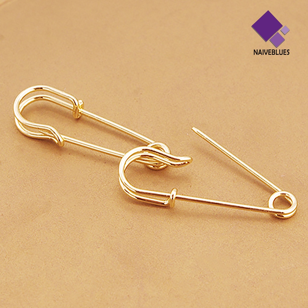 1 Pasang Anting Stud Bahan Tembaga Untuk Wanita