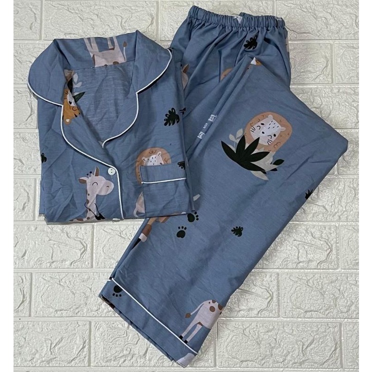 Baju tidur wanita piyama CP bahan soft katun premium adem lembut all size-8